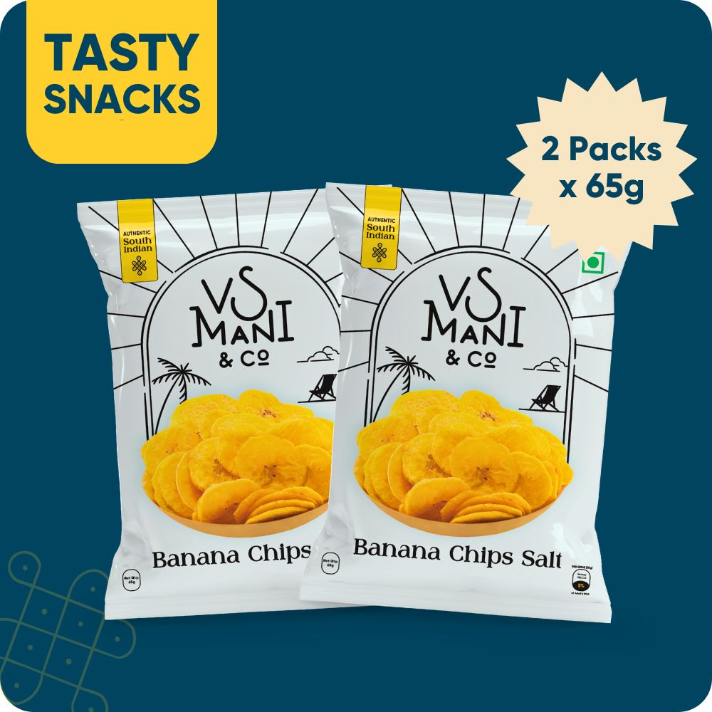 Salt Banana Chips | 65g x 2 Packs