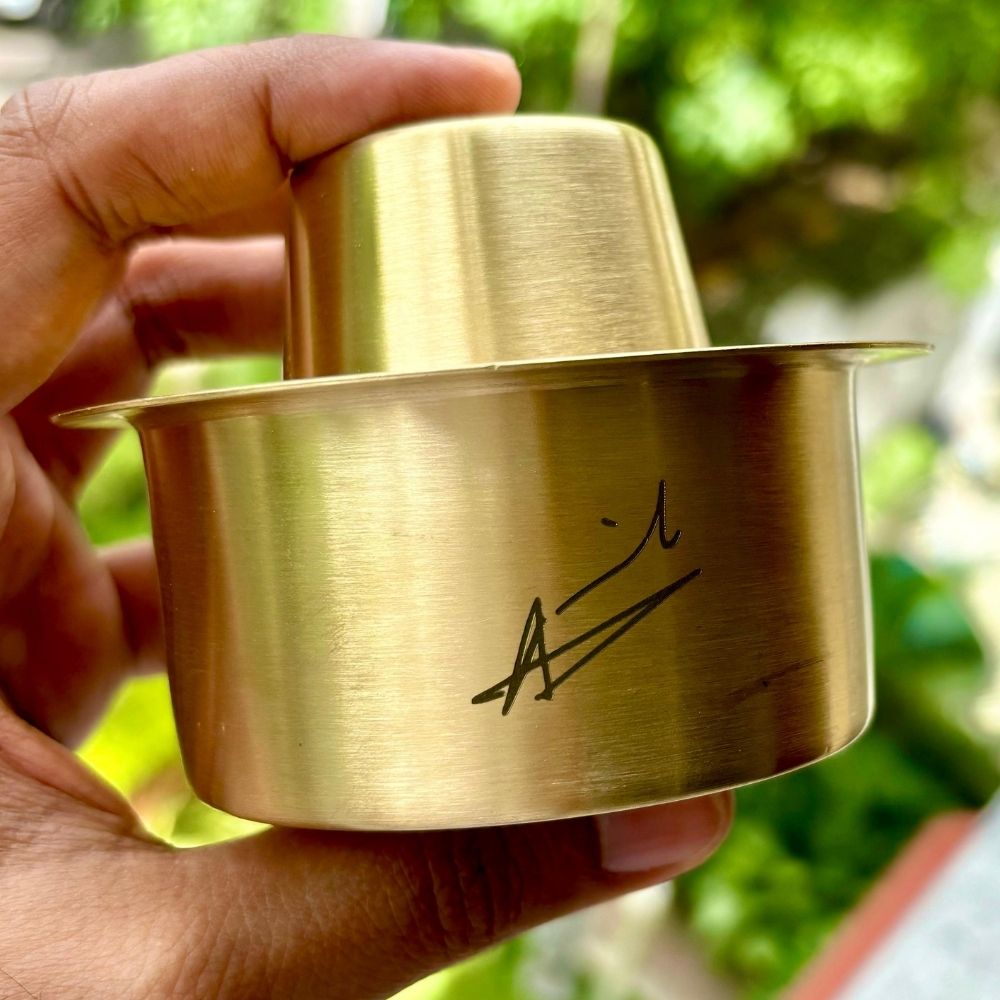 Ani Autographed Brass Dawara Tumbler