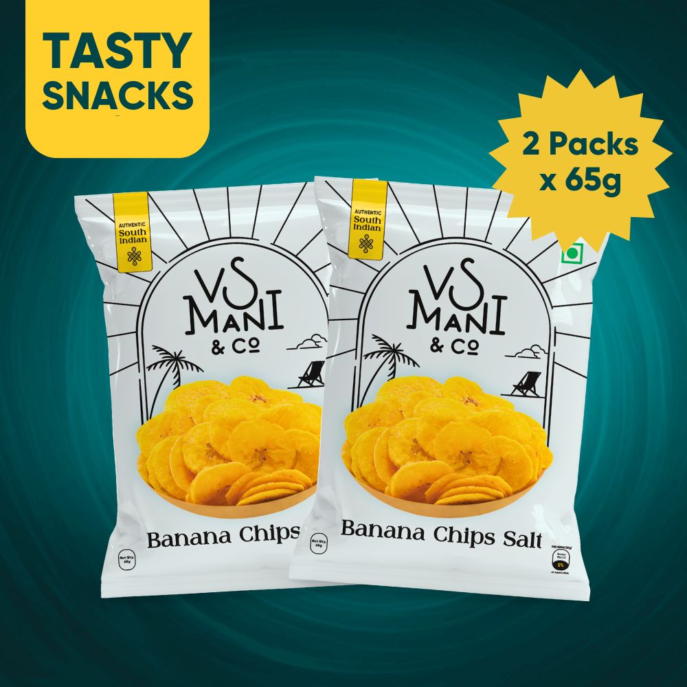 Salt Banana Chips | 65g x 2 Packs