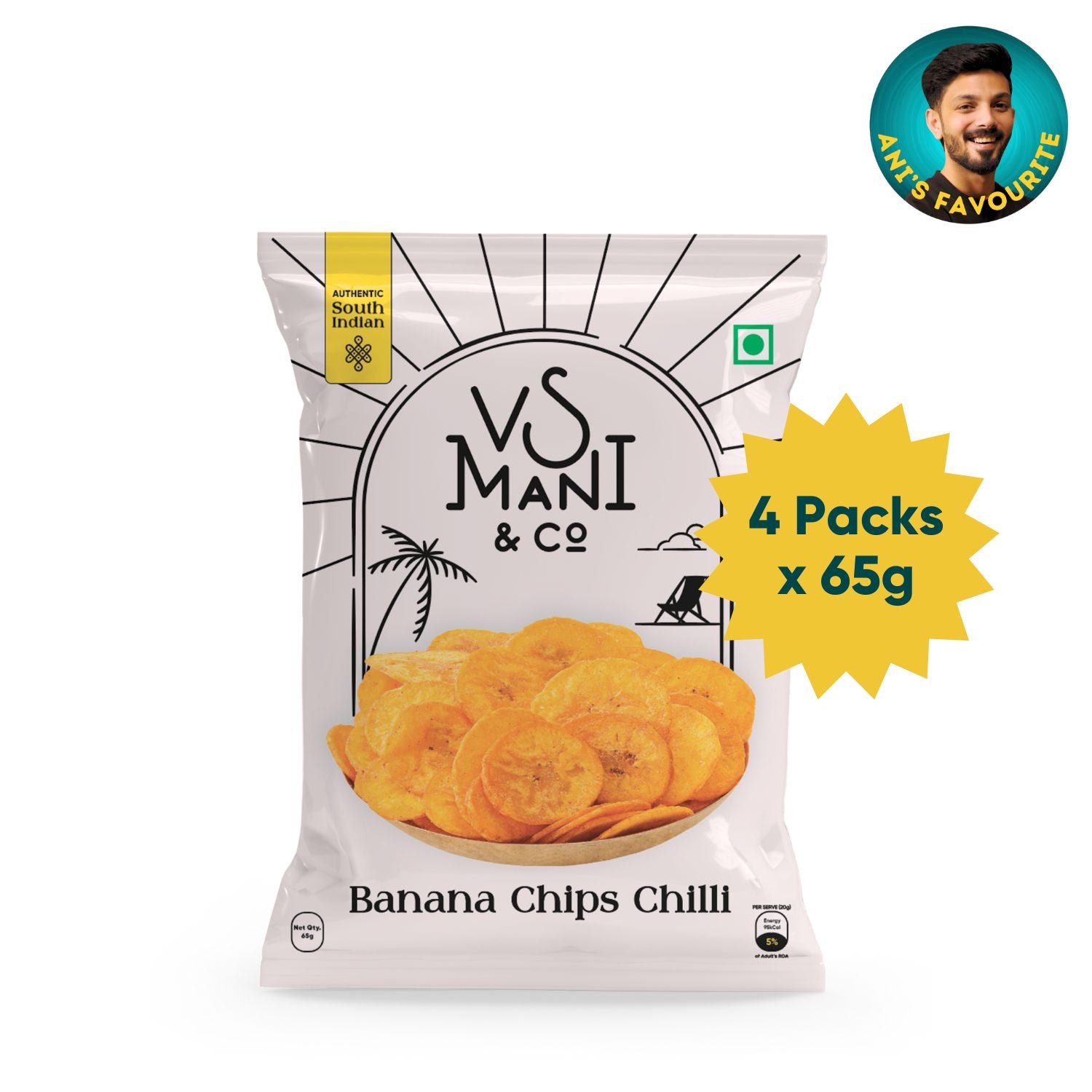 Chilli Banana Chips | 65g x 4 Packs