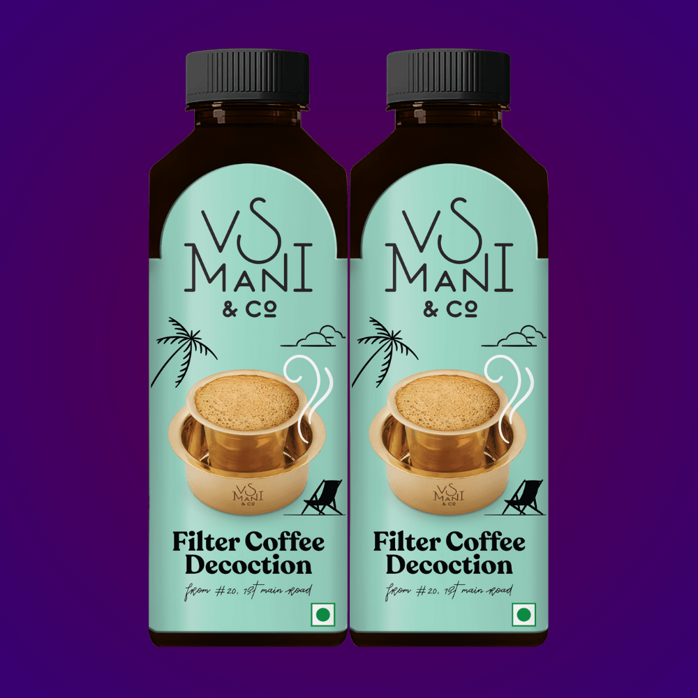 Filter Coffee Decoction - 0.44L/440ml - Exclusive - VS Mani & Co.